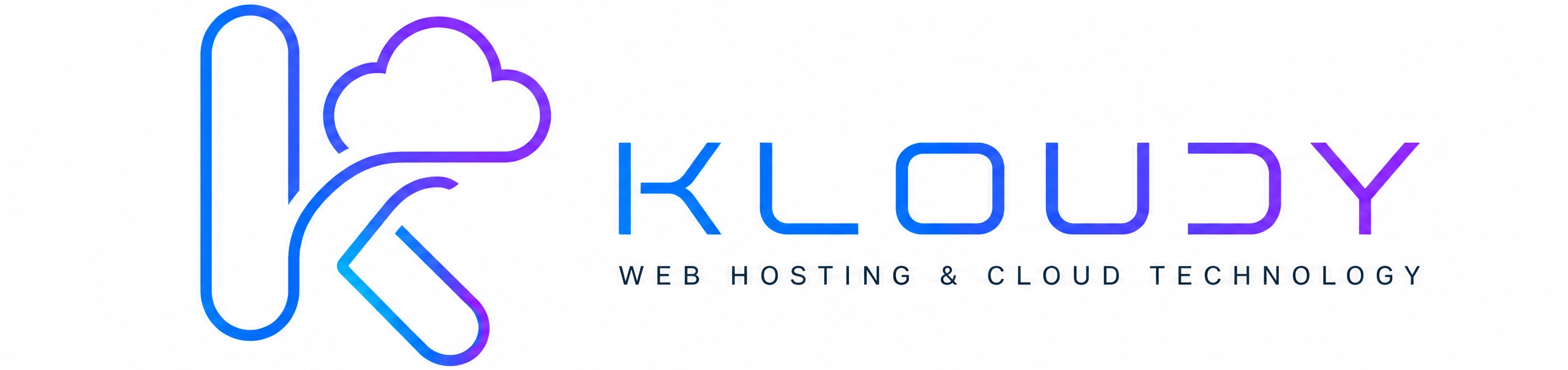 Kloudy Web Hosting and Cloud Technology Logo